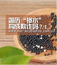 简历“掺水”构成欺诈吗?:世界杯下注入口(图1) 世界杯买球